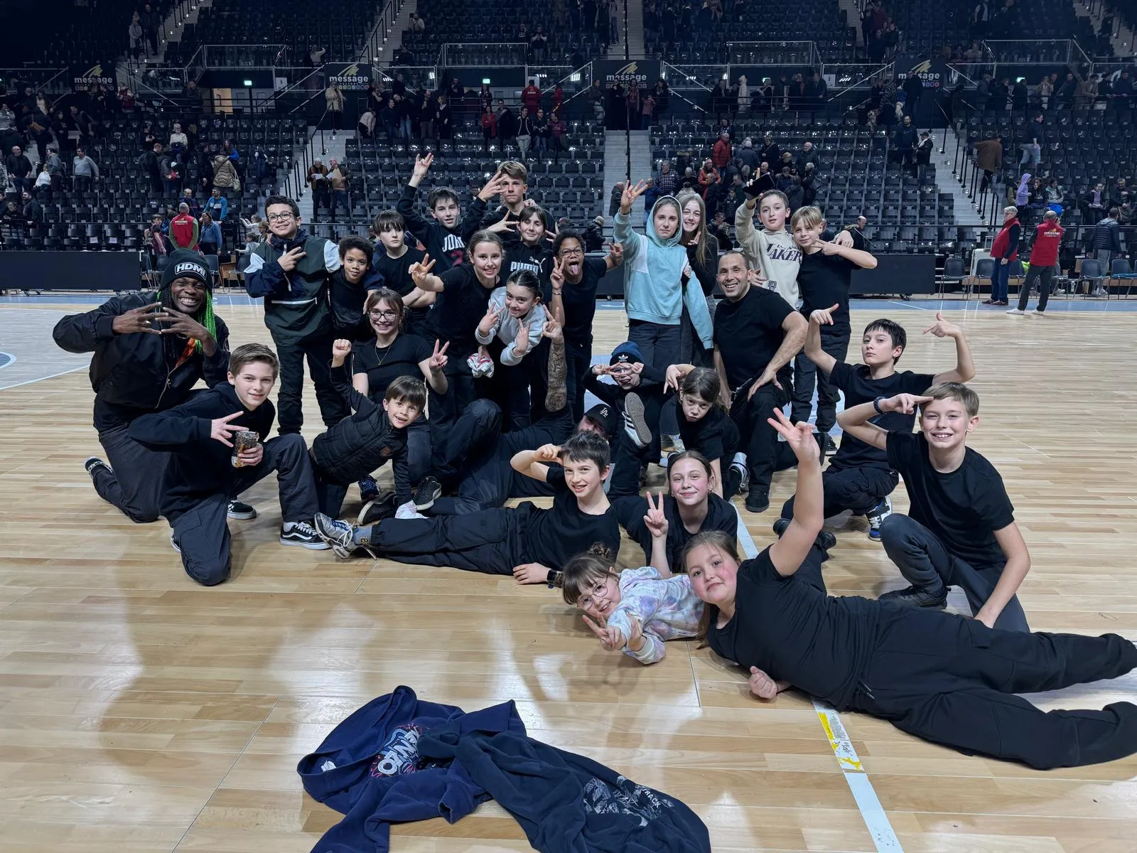 Animation breaking lors d'un match de la JDA Dijon